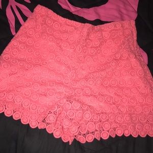 Pink shorts
